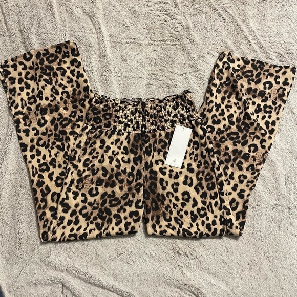 The Royal Standard Leopard Print Swimsuit Coverup Pants - Picture 5 of 11